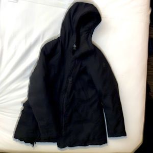 Women’s Northface black parka long coat